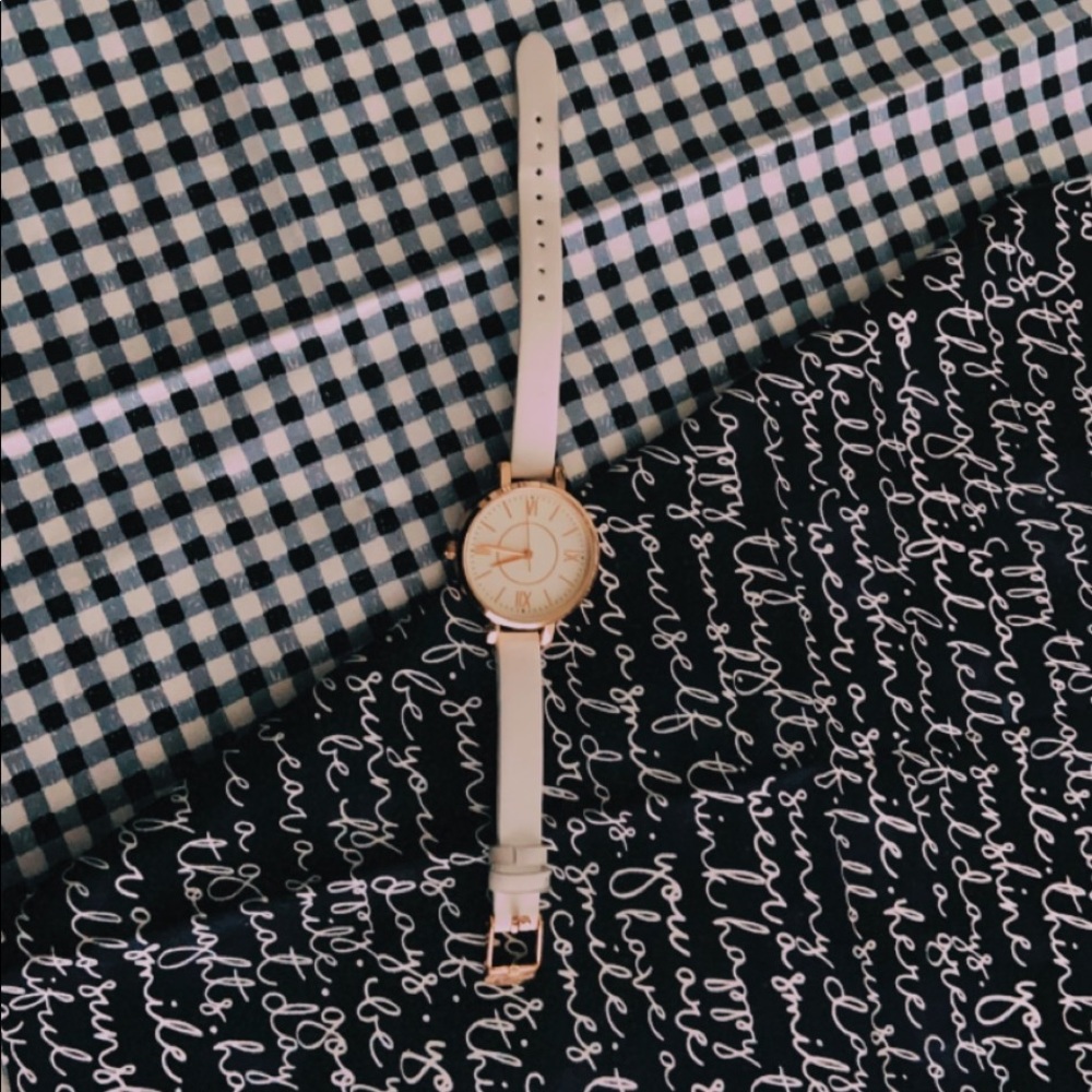 Gold battery powered watch
